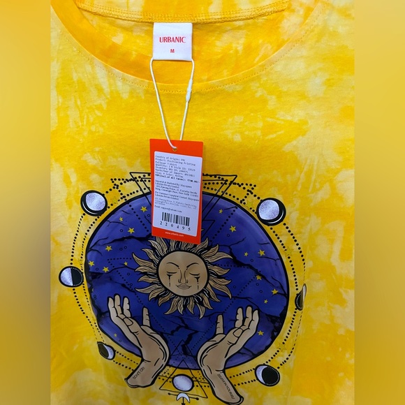 URBANIC - Yellow printed T-Shirt - Picture 4 of 4